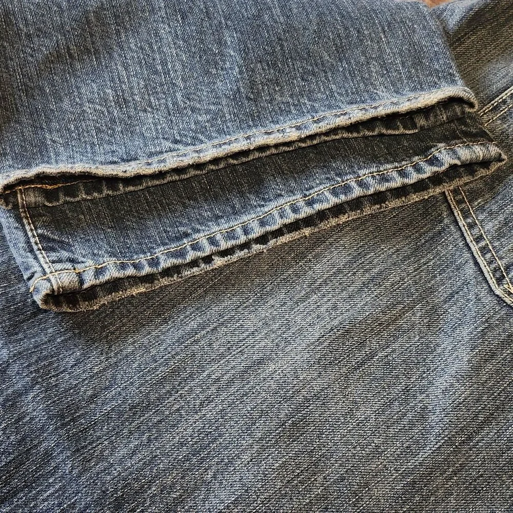 VTG Polo Ralph Lauren Authentic Dungarees Jeans Mens 44bx30 Loose Straight Y2K